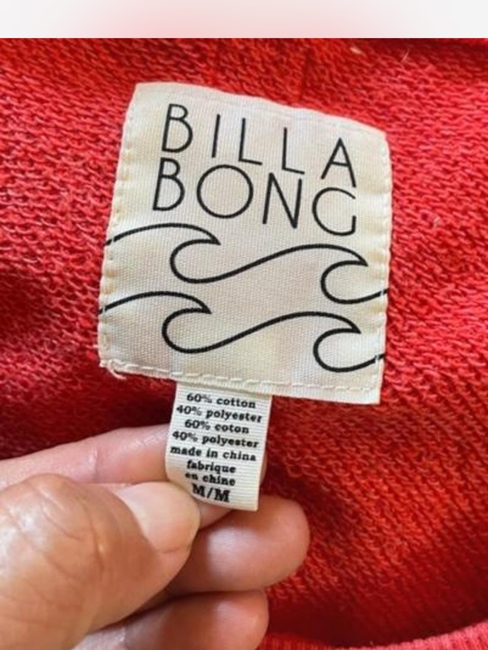Billabong Red Rebel Graphic Crewneck Sweater - Picture 6 of 6